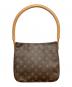 LOUIS VUITTON（ルイ ヴィトン）の古着「ショルダーバッグ　ルーピングMM」｜ブラウン