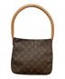 LOUIS VUITTON (ルイ ヴィトン) ショルダーバッグ　ルーピングMM ブラウン：100000円