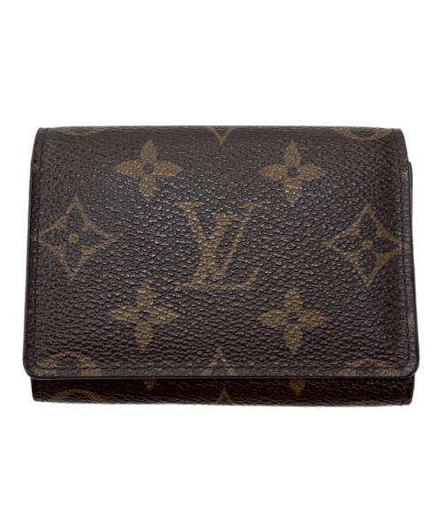 LOUIS VUITTON（ルイ ヴィトン）LOUIS VUITTON (ルイ ヴィトン) カードケース　アンヴェロップ・カルトドゥヴィジット ブラウンの古着・服飾アイテム