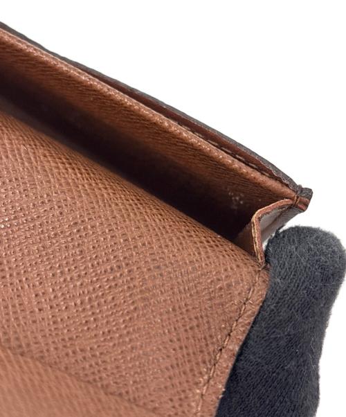 LOUIS VUITTON（ルイ ヴィトン）LOUIS VUITTON (ルイ ヴィトン) カードケース　アンヴェロップ・カルトドゥヴィジット ブラウンの古着・服飾アイテム