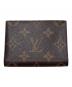 LOUIS VUITTON (ルイ ヴィトン) カードケース　アンヴェロップ・カルトドゥヴィジット ブラウン：20000円