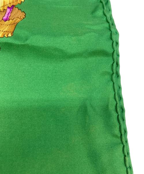 HERMES（エルメス）HERMES (エルメス) スカーフ　カレ90 グリーンの古着・服飾アイテム