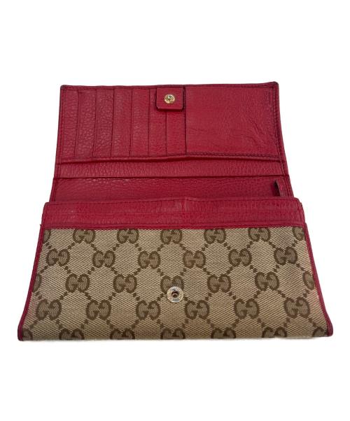 GUCCI（グッチ）GUCCI (グッチ) 長財布 ベージュの古着・服飾アイテム