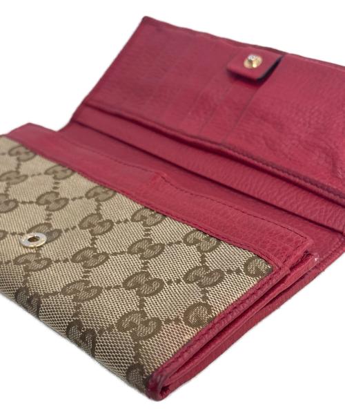 GUCCI（グッチ）GUCCI (グッチ) 長財布 ベージュの古着・服飾アイテム