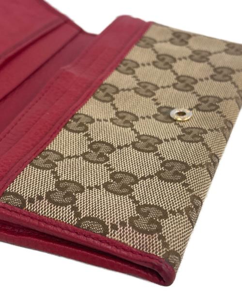 GUCCI（グッチ）GUCCI (グッチ) 長財布 ベージュの古着・服飾アイテム