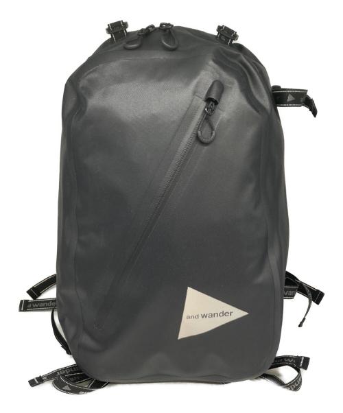 and wander（アンドワンダー）and wander (アンドワンダー) Waterproof Daypack ブラック 未使用品の古着・服飾アイテム