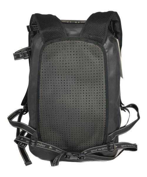 and wander（アンドワンダー）and wander (アンドワンダー) Waterproof Daypack ブラック 未使用品の古着・服飾アイテム