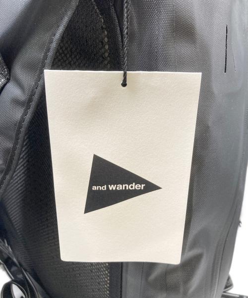 and wander（アンドワンダー）and wander (アンドワンダー) Waterproof Daypack ブラック 未使用品の古着・服飾アイテム
