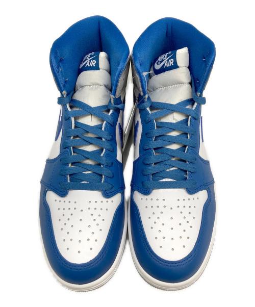 NIKE（ナイキ）NIKE (ナイキ) AIR JORDAN1 ブルー×ホワイト サイズ:SIZE 28cm 未使用品の古着・服飾アイテム