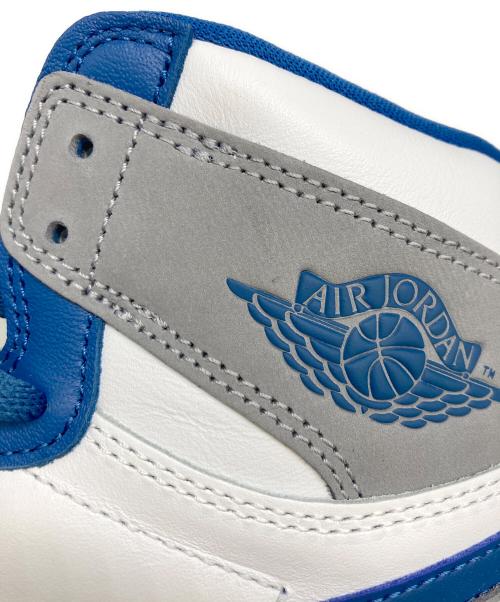NIKE（ナイキ）NIKE (ナイキ) AIR JORDAN1 ブルー×ホワイト サイズ:SIZE 28cm 未使用品の古着・服飾アイテム
