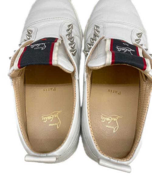 Christian Louboutin（クリスチャン・ルブタン）Christian Louboutin (クリスチャン・ルブタン) ローカットスニーカー ホワイト サイズ:SIZE 43（約28.0cm〜28.5cm相当）の古着・服飾アイテム