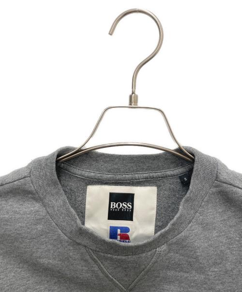 HUGO BOSS（ヒューゴ ボス）HUGO BOSS (ヒューゴ ボス) RUSSELL ATHLETIC (ラッセルアスレチック) スウェット グレー サイズ:SIZE Sの古着・服飾アイテム