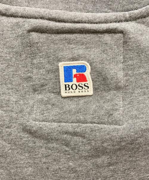 HUGO BOSS（ヒューゴ ボス）HUGO BOSS (ヒューゴ ボス) RUSSELL ATHLETIC (ラッセルアスレチック) スウェット グレー サイズ:SIZE Sの古着・服飾アイテム
