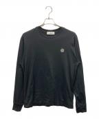STONE ISLANDストーンアイランド）の古着「長袖カットソー」｜ブラック