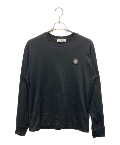 STONE ISLAND（ストーンアイランド）STONE ISLAND (ストーンアイランド) 長袖カットソー ブラック サイズ:SIZE Mの古着・服飾アイテム