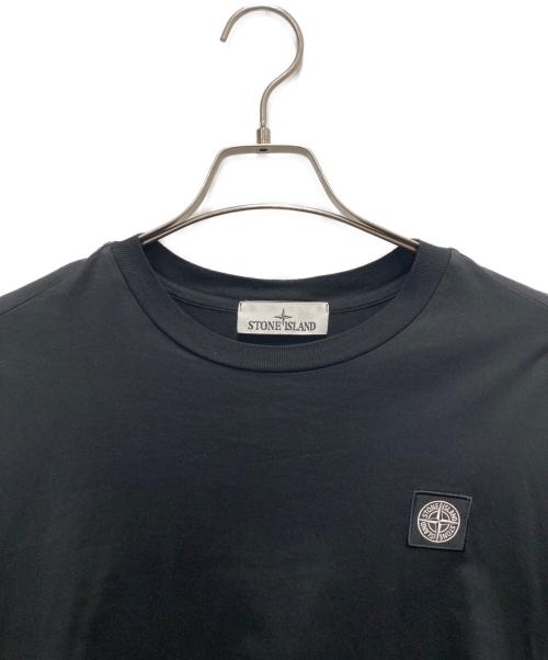 STONE ISLAND（ストーンアイランド）STONE ISLAND (ストーンアイランド) 長袖カットソー ブラック サイズ:SIZE Mの古着・服飾アイテム