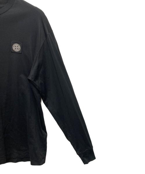 STONE ISLAND（ストーンアイランド）STONE ISLAND (ストーンアイランド) 長袖カットソー ブラック サイズ:SIZE Mの古着・服飾アイテム