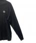 中古・古着 STONE ISLAND (ストーンアイランド) 長袖カットソー ブラック サイズ:SIZE M：15000円