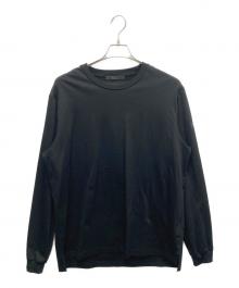 TATRAS（タトラス）の古着「クルーネックロングTシャツ」｜ブラック