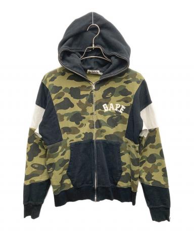A BATHING APE （アベイシングエイプ）ジップパーカー　S 中古 中古・古着通販】A BATHING APE (アベイシングエイプ) ジップパーカー