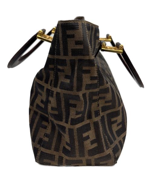 FENDI（フェンディ）FENDI (フェンディ) ハンドバッグ　ズッカ ブラウンの古着・服飾アイテム