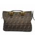 FENDI（フェンディ）の古着「ハンドバッグ　ズッカ」｜ブラウン