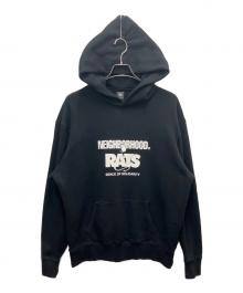 RATS×NEIGHBORHOOD（ラッツ×ネイバーフッド）の古着「プルオーバーパーカー」｜ブラック