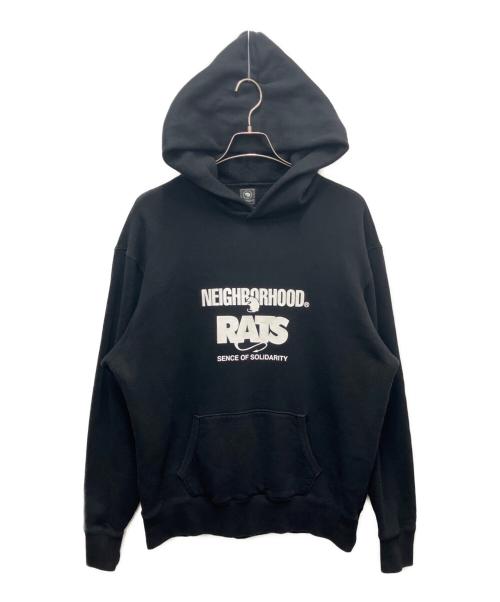 RATS（ラッツ）RATS (ラッツ) NEIGHBORHOOD (ネイバーフッド) プルオーバーパーカー ブラック サイズ:SIZE XLの古着・服飾アイテム