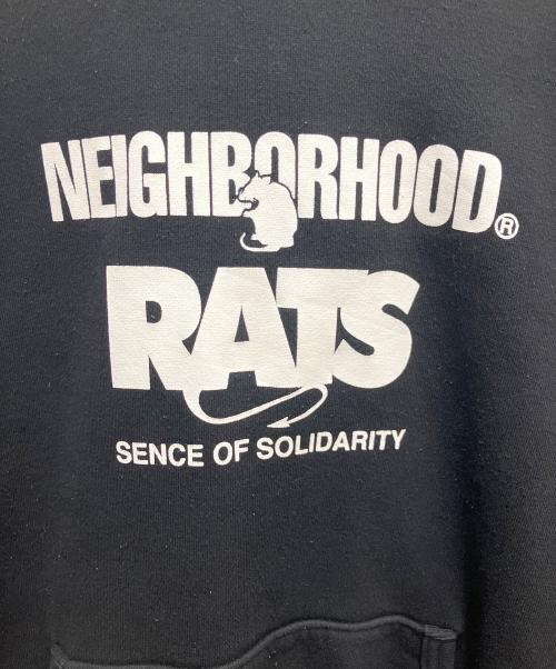 RATS（ラッツ）RATS (ラッツ) NEIGHBORHOOD (ネイバーフッド) プルオーバーパーカー ブラック サイズ:SIZE XLの古着・服飾アイテム