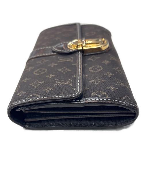 LOUIS VUITTON（ルイ ヴィトン）LOUIS VUITTON (ルイ ヴィトン) 長財布　モノグラム イディール　ポルトフォイユ・サラ ブラウンの古着・服飾アイテム