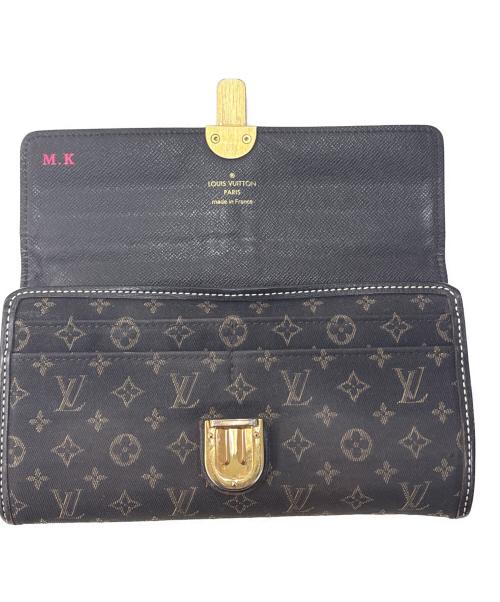 LOUIS VUITTON（ルイ ヴィトン）LOUIS VUITTON (ルイ ヴィトン) 長財布　モノグラム イディール　ポルトフォイユ・サラ ブラウンの古着・服飾アイテム