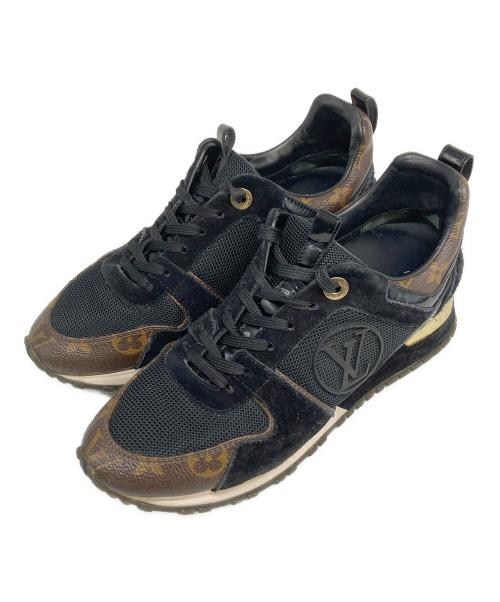 LOUIS VUITTON（ルイ ヴィトン）LOUIS VUITTON (ルイ ヴィトン) ローカットスニーカー　ランアウェイ ブラック サイズ:36 1/2（約23.5㎝相当）の古着・服飾アイテム