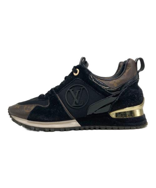 LOUIS VUITTON（ルイ ヴィトン）LOUIS VUITTON (ルイ ヴィトン) ローカットスニーカー　ランアウェイ ブラック サイズ:36 1/2（約23.5㎝相当）の古着・服飾アイテム