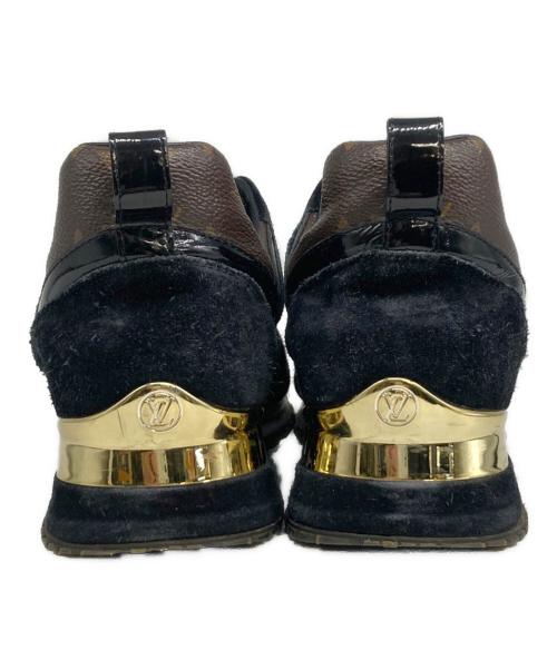 LOUIS VUITTON（ルイ ヴィトン）LOUIS VUITTON (ルイ ヴィトン) ローカットスニーカー　ランアウェイ ブラック サイズ:36 1/2（約23.5㎝相当）の古着・服飾アイテム