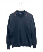FRED PERRY×JOURNAL STANDARDフレッドペリー×ジャーナルスタンダード）の古着「Football Sweatshirt」｜ネイビー