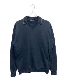 FRED PERRY×JOURNAL STANDARD（フレッドペリー×ジャーナルスタンダード）の古着「Football Sweatshirt」｜ネイビー