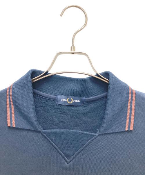 FRED PERRY（フレッドペリー）FRED PERRY (フレッドペリー) JOURNAL STANDARD (ジャーナルスタンダード) Football Sweatshirt ネイビー サイズ:SIZE Lの古着・服飾アイテム