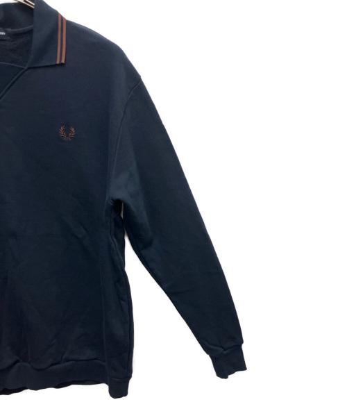 FRED PERRY（フレッドペリー）FRED PERRY (フレッドペリー) JOURNAL STANDARD (ジャーナルスタンダード) Football Sweatshirt ネイビー サイズ:SIZE Lの古着・服飾アイテム