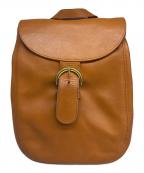 COACHコーチ）の古着「レザーリュック」｜キャメル