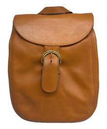COACH（コーチ）の古着「レザーリュック」｜キャメル