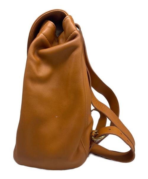 COACH（コーチ）COACH (コーチ) レザーリュック キャメルの古着・服飾アイテム
