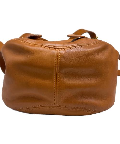 COACH（コーチ）COACH (コーチ) レザーリュック キャメルの古着・服飾アイテム
