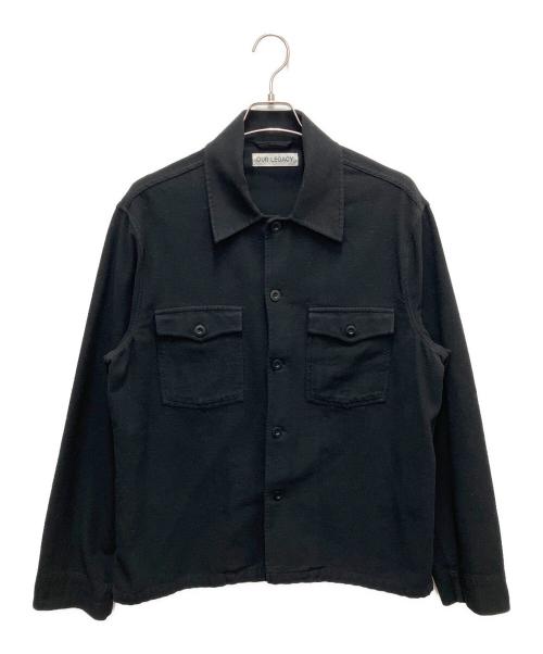 OUR LEGACY（アワーレガシー）OUR LEGACY (アワーレガシー) シャツジャケット ブラック サイズ:SIZE 46の古着・服飾アイテム