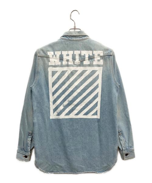 OFFWHITE（オフホワイト）OFFWHITE (オフホワイト) デニムジャケット インディゴ サイズ:SIZE XSの古着・服飾アイテム