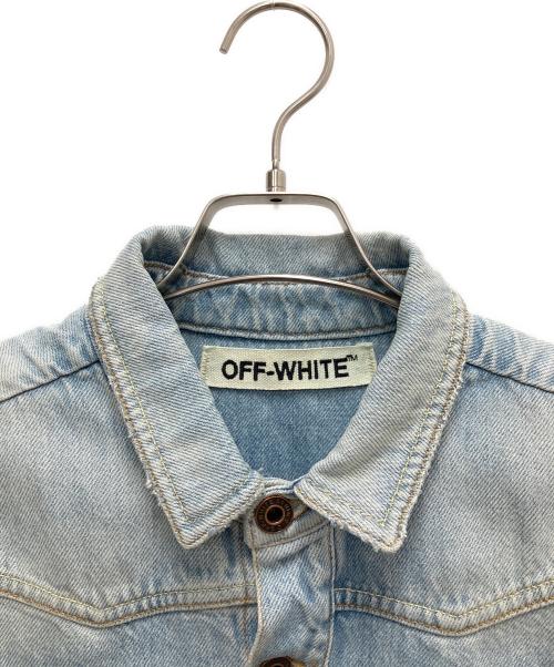 OFFWHITE（オフホワイト）OFFWHITE (オフホワイト) デニムジャケット インディゴ サイズ:SIZE XSの古着・服飾アイテム