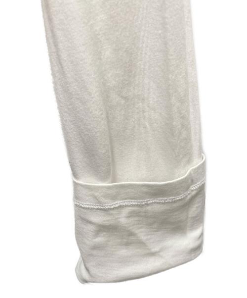 MONCLER（モンクレール）MONCLER (モンクレール) 長袖カットソー ホワイト サイズ:SIZE Lの古着・服飾アイテム