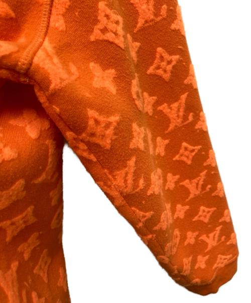 LOUIS VUITTON（ルイ ヴィトン）LOUIS VUITTON (ルイ ヴィトン) フルモノグラムジャカードクルーネックニットスウェット オレンジ サイズ:SIZE Mの古着・服飾アイテム