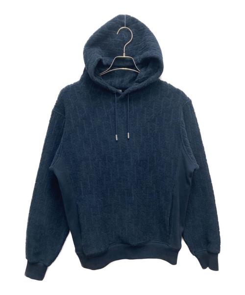Dior（ディオール）Dior (ディオール) オブリーク パイルパーカー ネイビー サイズ:SIZE Sの古着・服飾アイテム