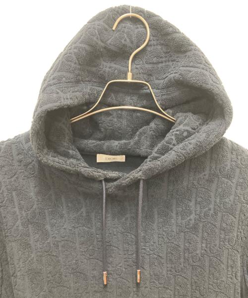 Dior（ディオール）Dior (ディオール) オブリーク パイルパーカー ネイビー サイズ:SIZE Sの古着・服飾アイテム
