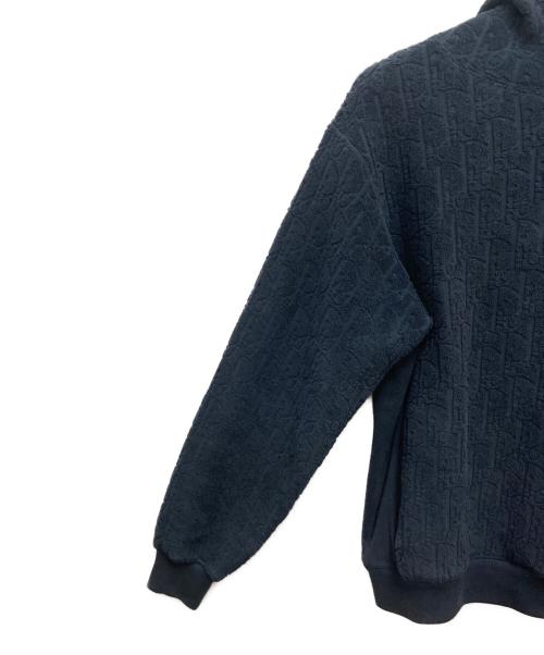 Dior（ディオール）Dior (ディオール) オブリーク パイルパーカー ネイビー サイズ:SIZE Sの古着・服飾アイテム